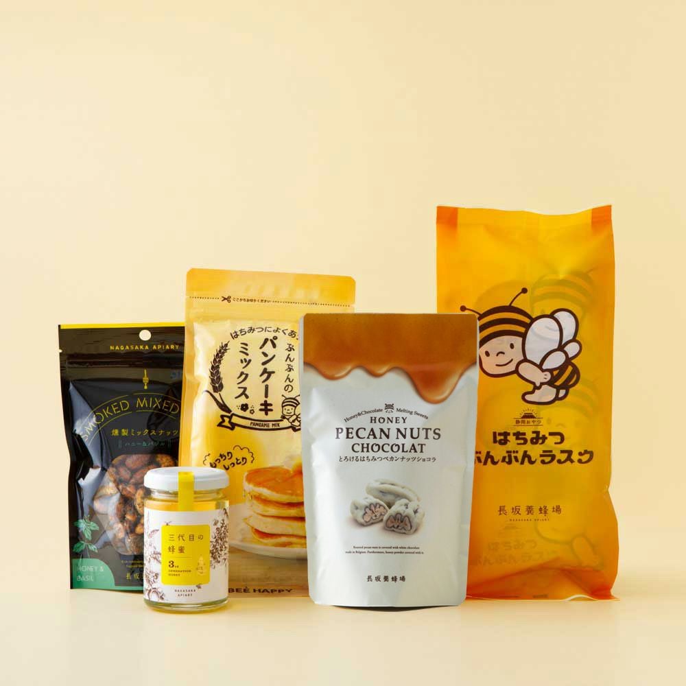 WEB限定！ 人気5点セットの通販｜はちみつ専門店 長坂養蜂場