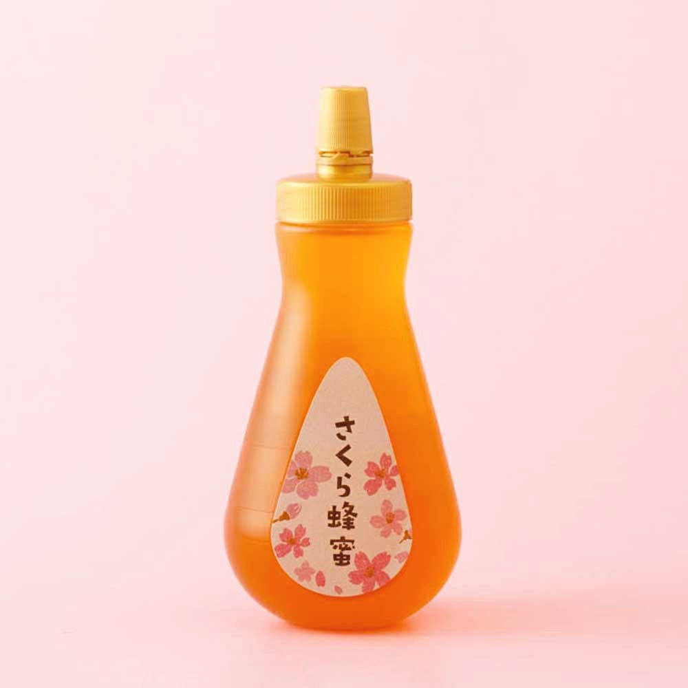 国産さくら蜂蜜 450gボトルタイプの通販｜はちみつ専門店 長坂養蜂場
