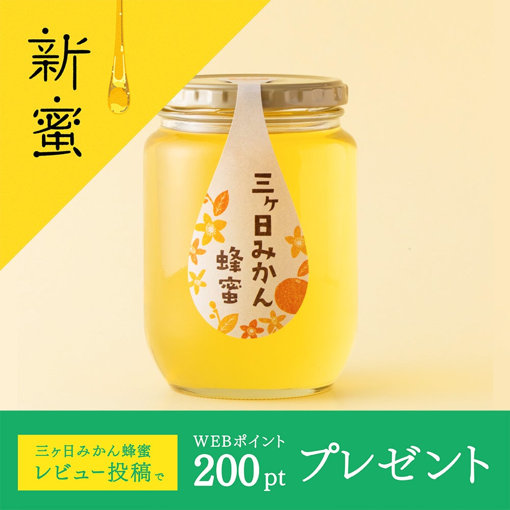 国産三ヶ日みかん蜂蜜 850g
