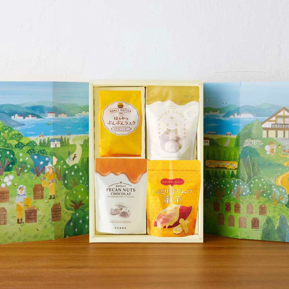 人気スイーツ4種ギフトの通販｜はちみつ専門店 長坂養蜂場