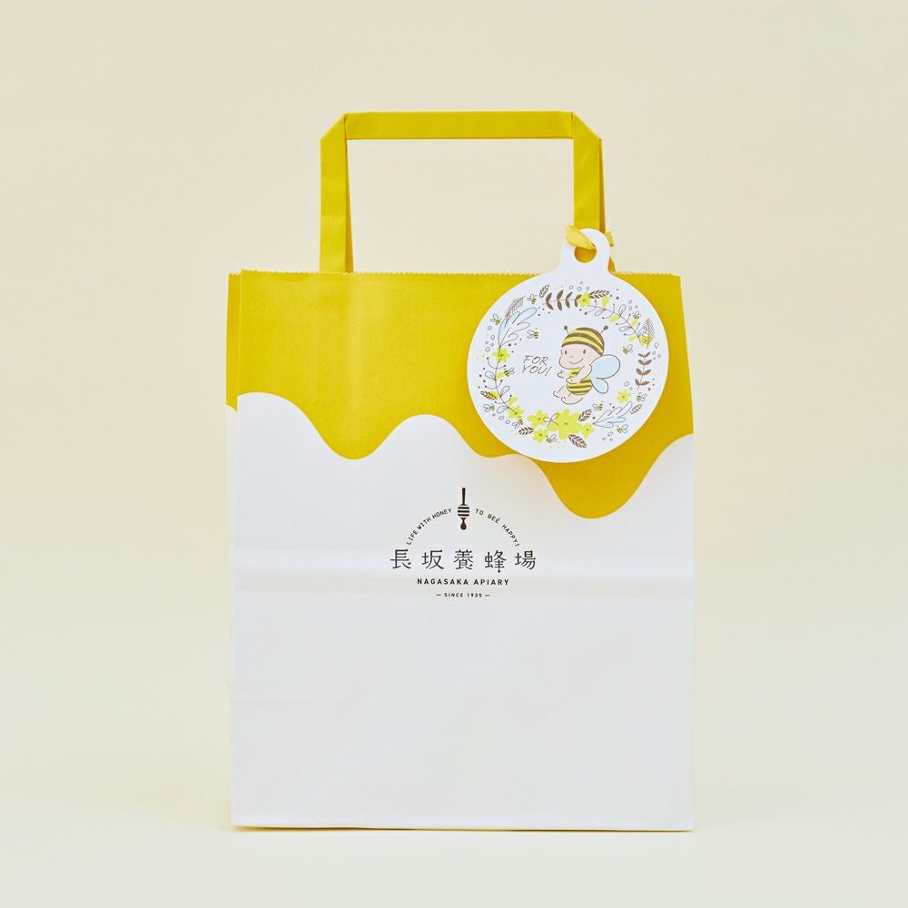 紙袋＋ギフトタグセット｜はちみつ専門店 長坂養蜂場 はちみつ通販・ギフト