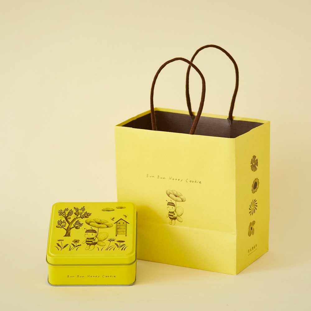 ぶんぶんハニークッキー専用紙袋｜はちみつ専門店 長坂養蜂場 はちみつ